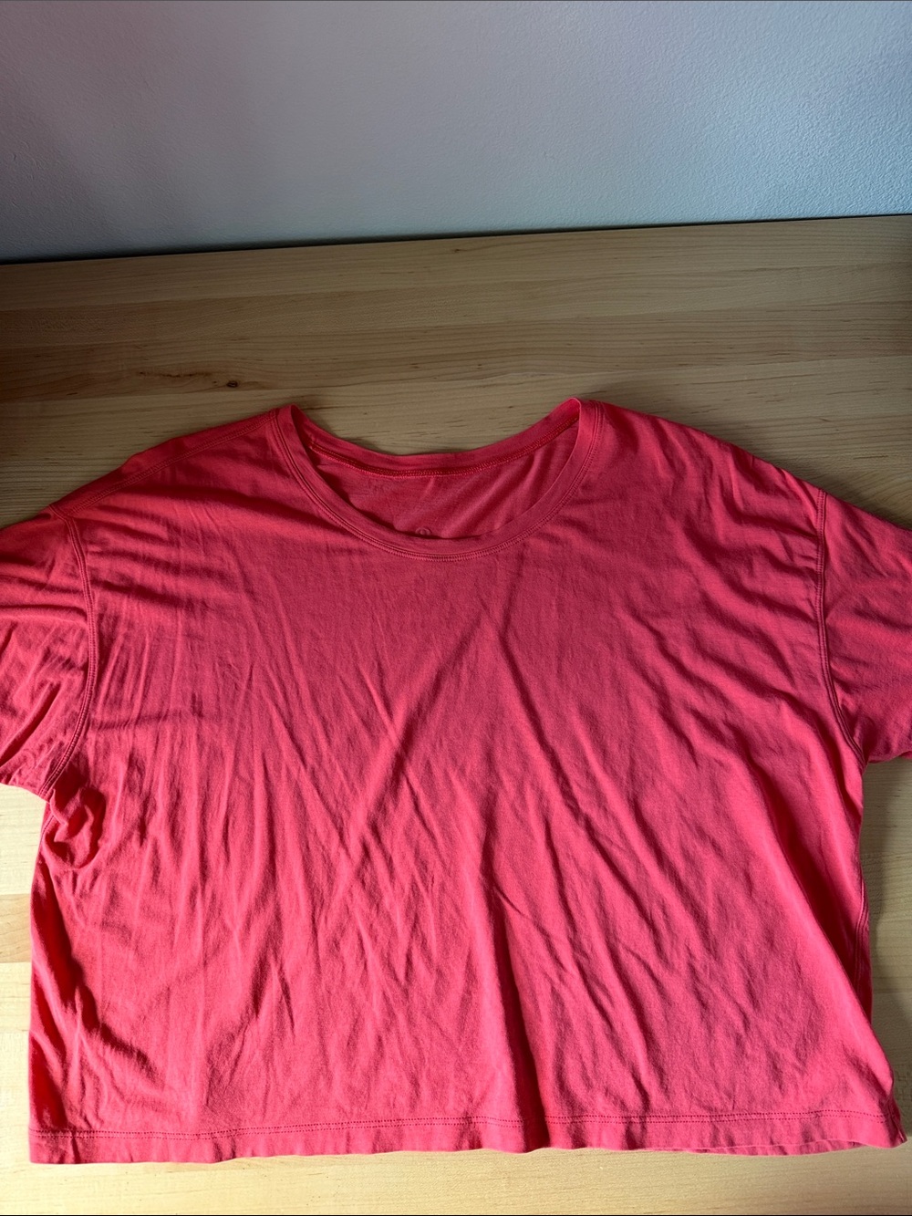 lululemon athletica Short Sleeve Tee in Coral Pink